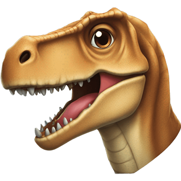 T-rex in love emoji