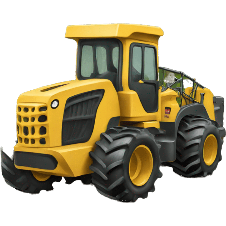 wood skidder machine emoji