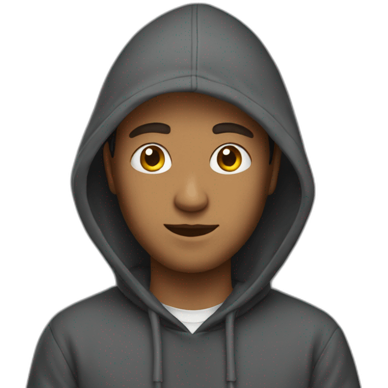 hoodie guy emoji