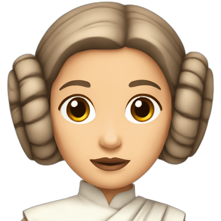 princess leia emoji