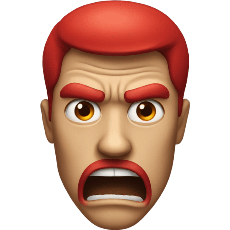 Angry Red Face emoji