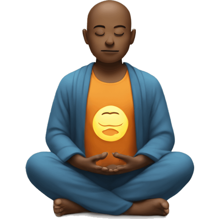 meditating emoji