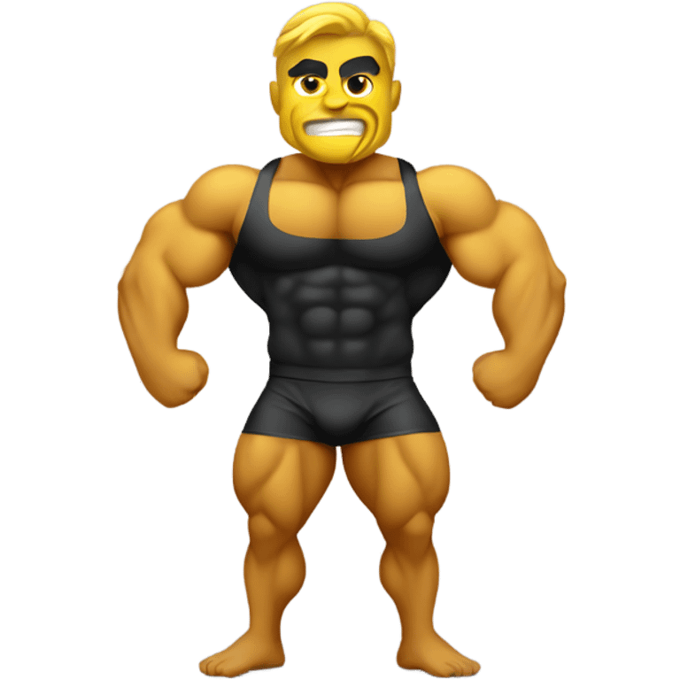 bodybuilder canary emoji