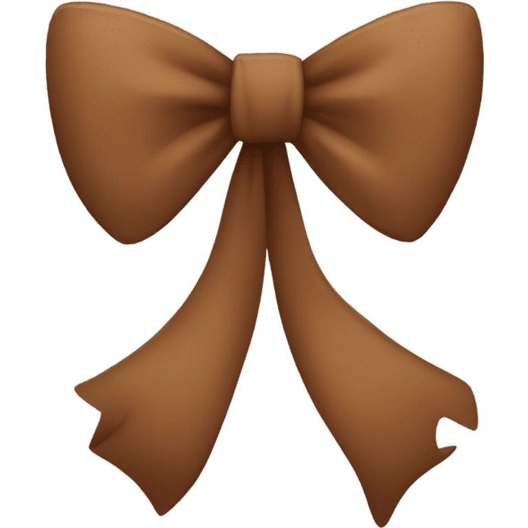 brown bow  emoji