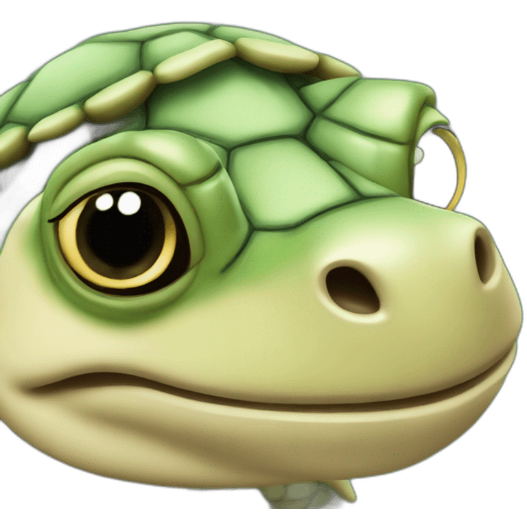 Tortue genial emoji