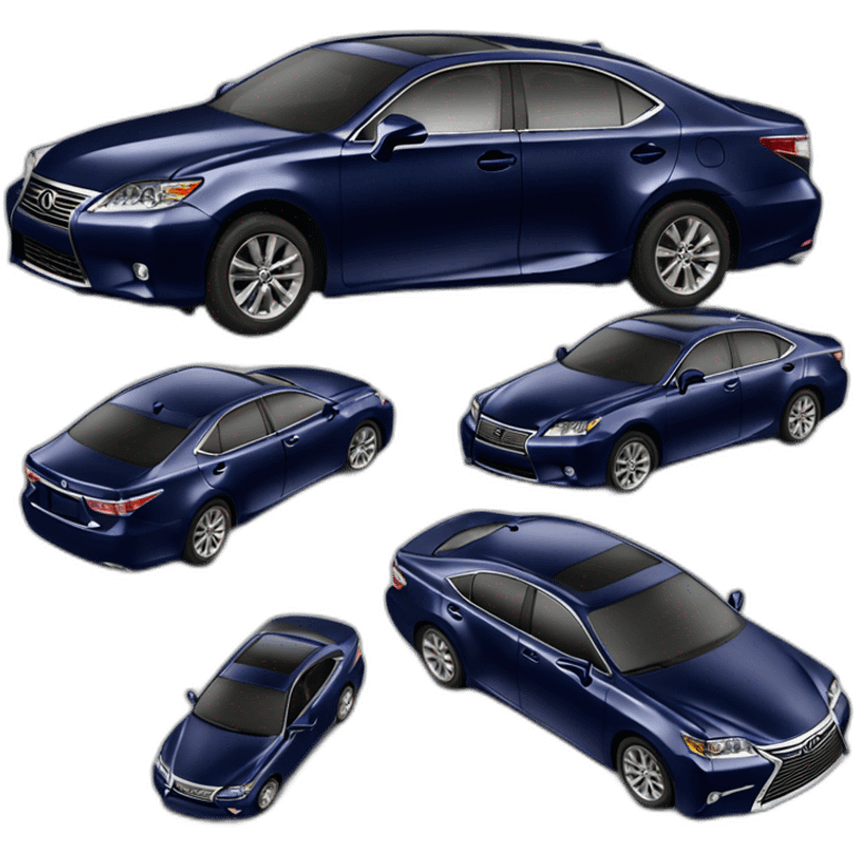 Lexus es350 2007 navy blue emoji