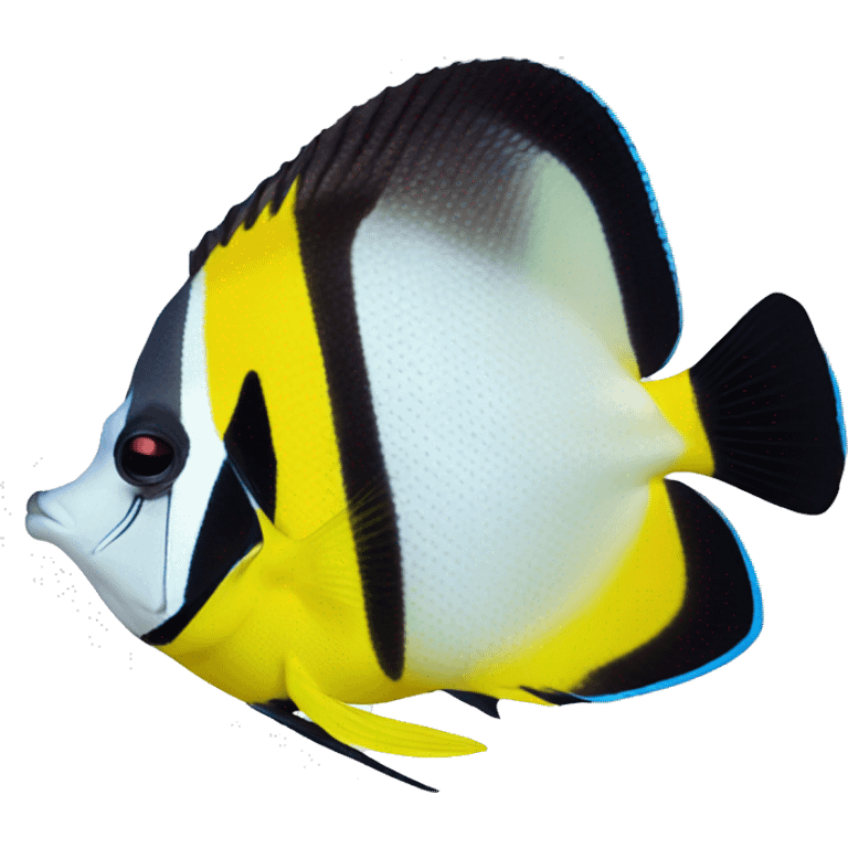 Pacific double-saddle butterflyfish emoji