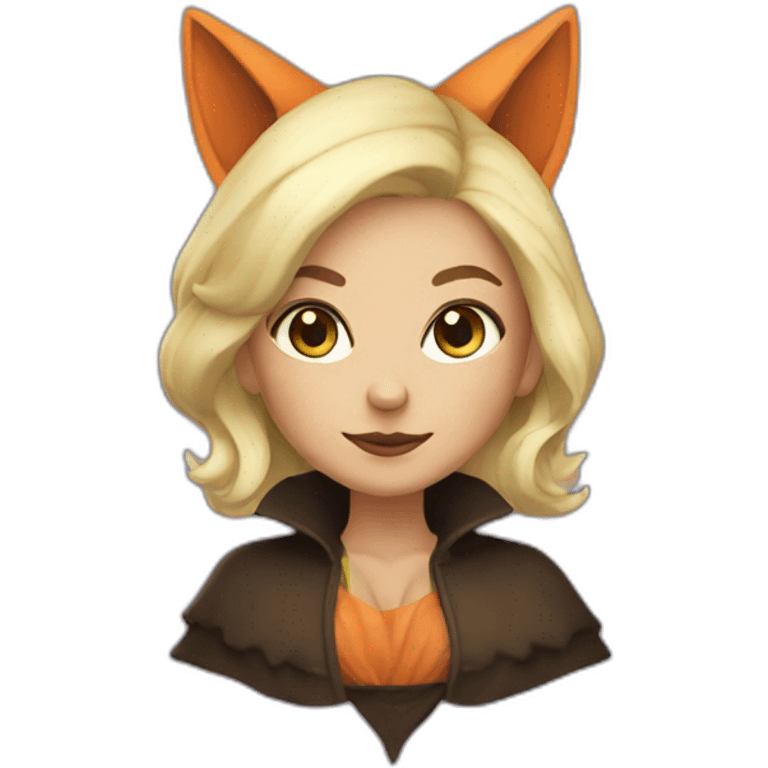 fox witch blonde emoji