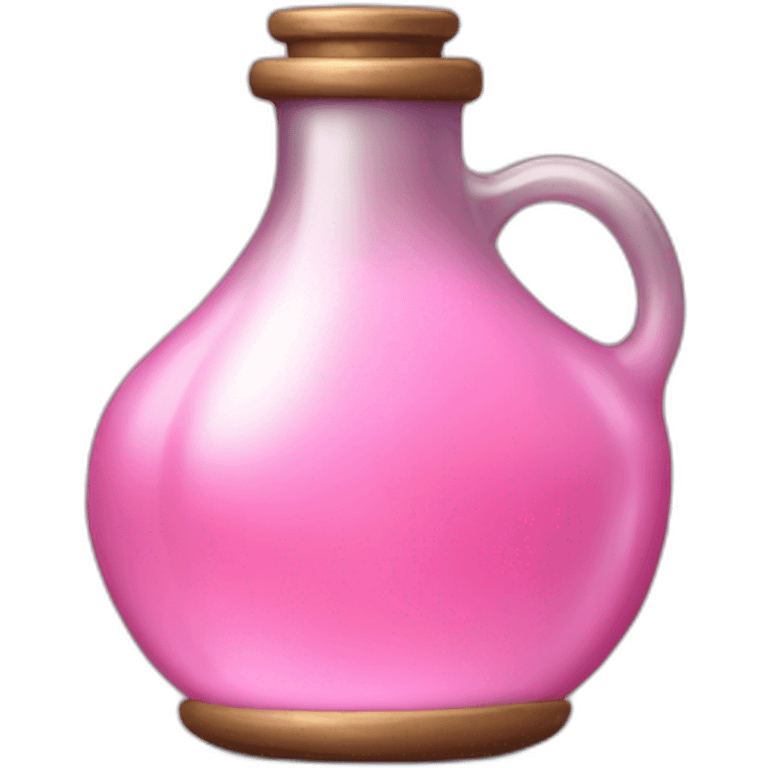 medieval potion filled with pink pale color emoji