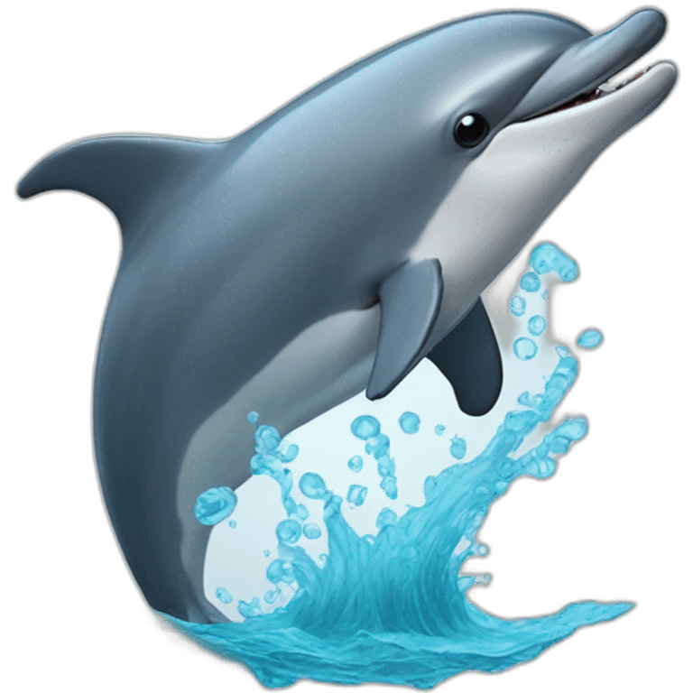 Hacker dolphin emoji