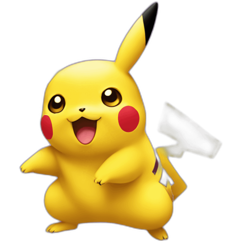 pikachu in purple emoji