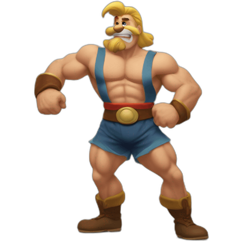 astérix muscler emoji