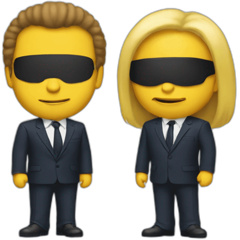 Macron Simpson emoji