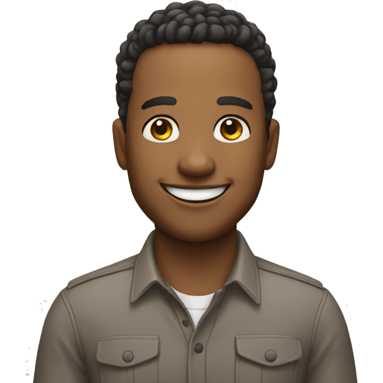 Very happy realistic person emoji