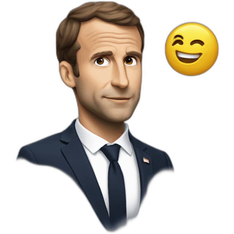 Macron fait caca emoji