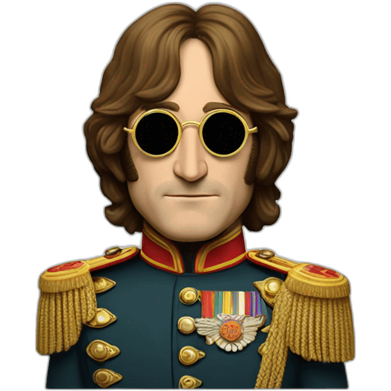 John Lennon head sgt pepper emoji