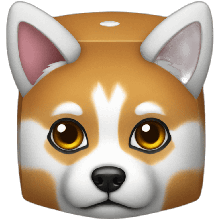 Dice with shiba ears emoji