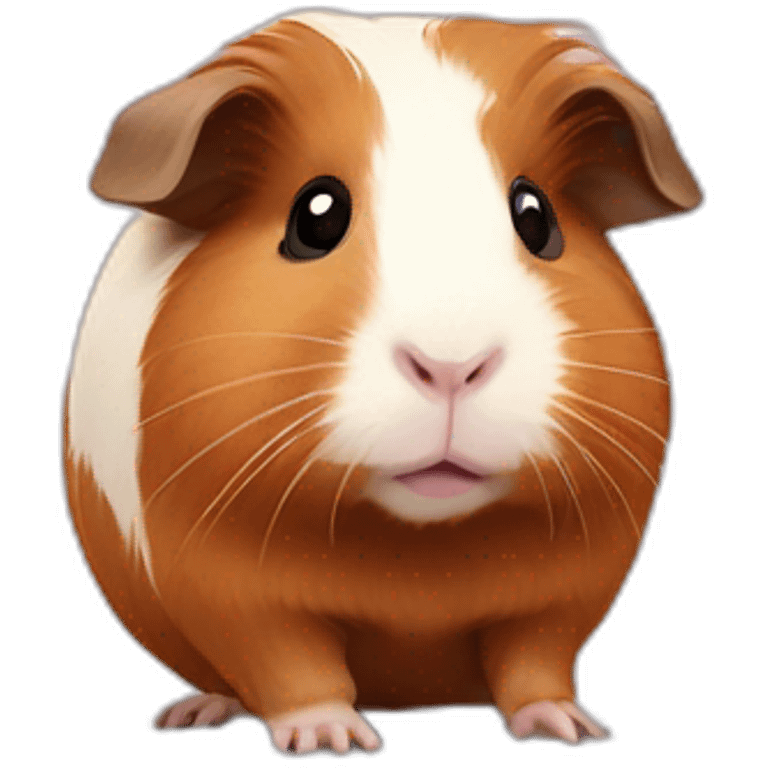 guinea pig, heart emoji