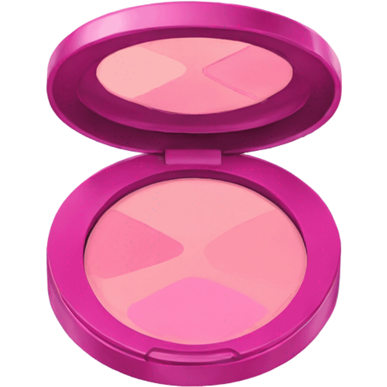 Pink makeup compact  emoji