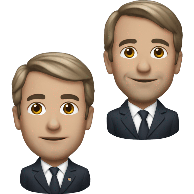 Emanuel-Macron emoji