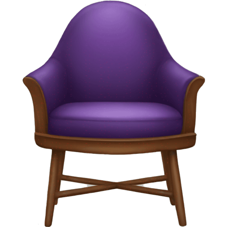 Eggplant chair emoji