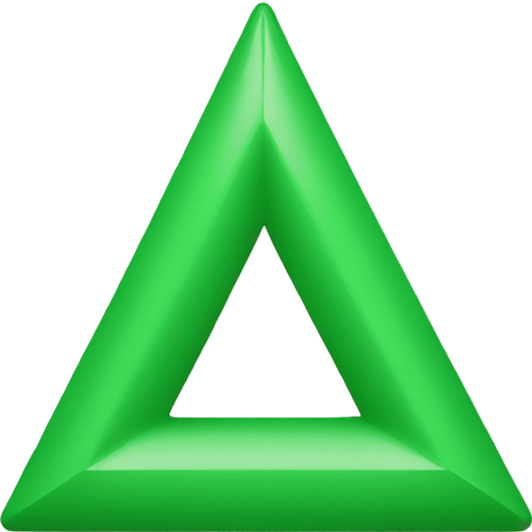 green downward triangle emoji