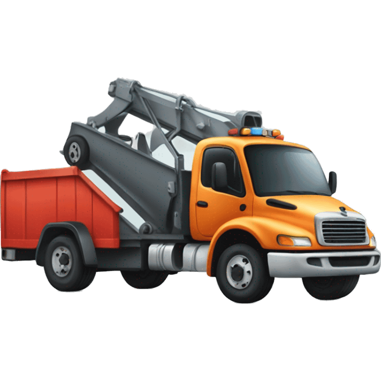 tow truck with loading space  emoji