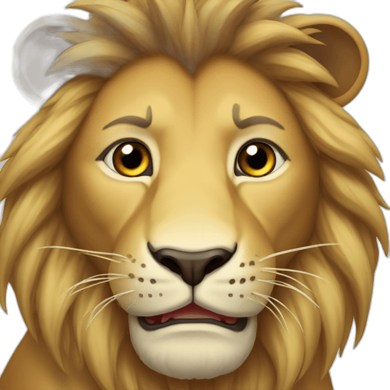 Lion fête emoji