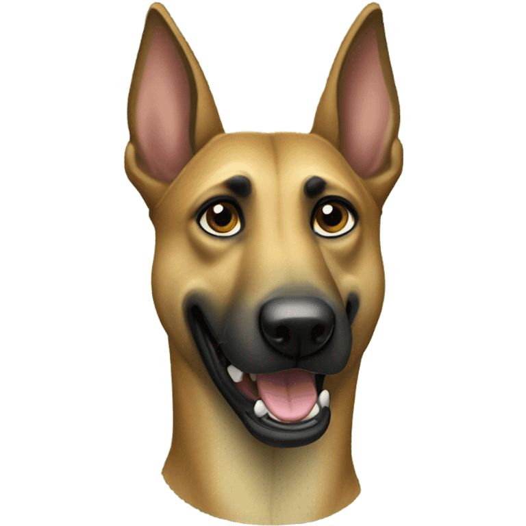 a malinois alligator green emoji