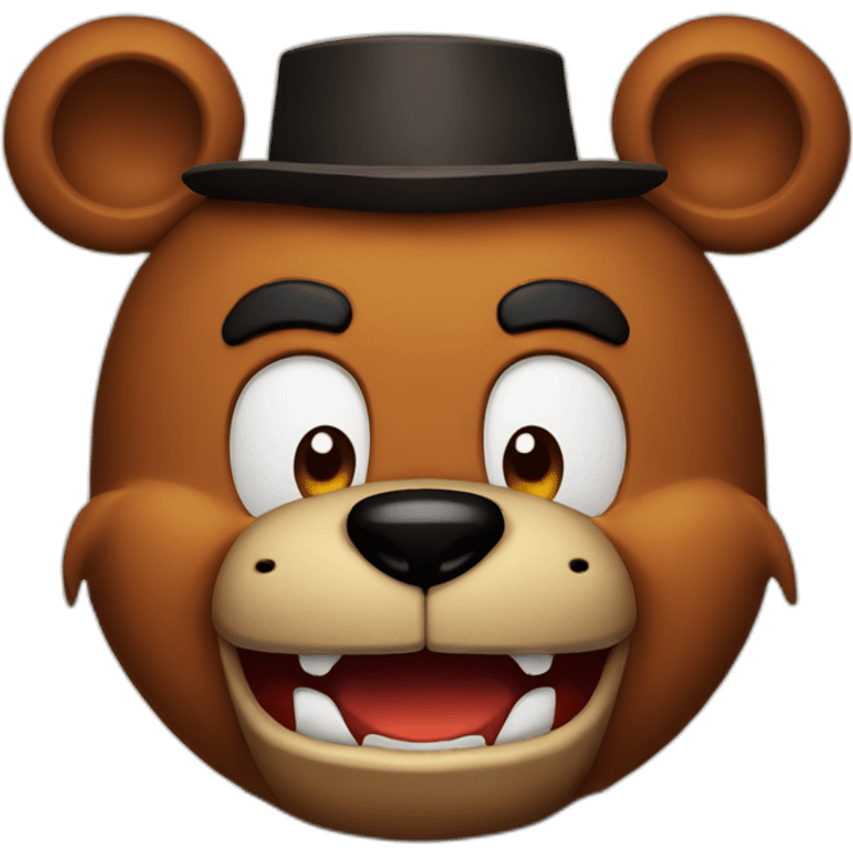 Freddy Fazbear angry emoji