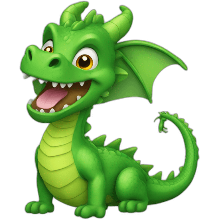 Green dragon emoji