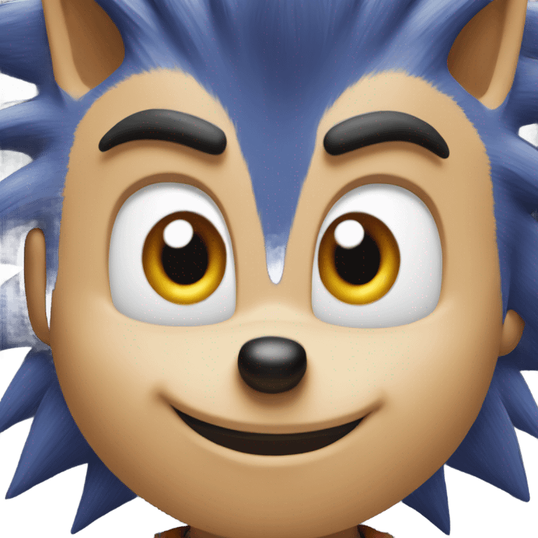 Sonic the hedgehog emoji