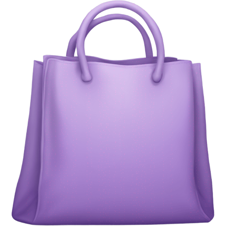 light purple bags emoji