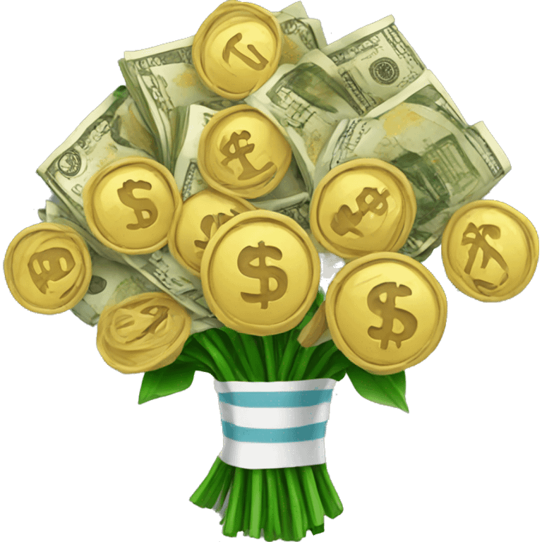 Money bouquet  emoji