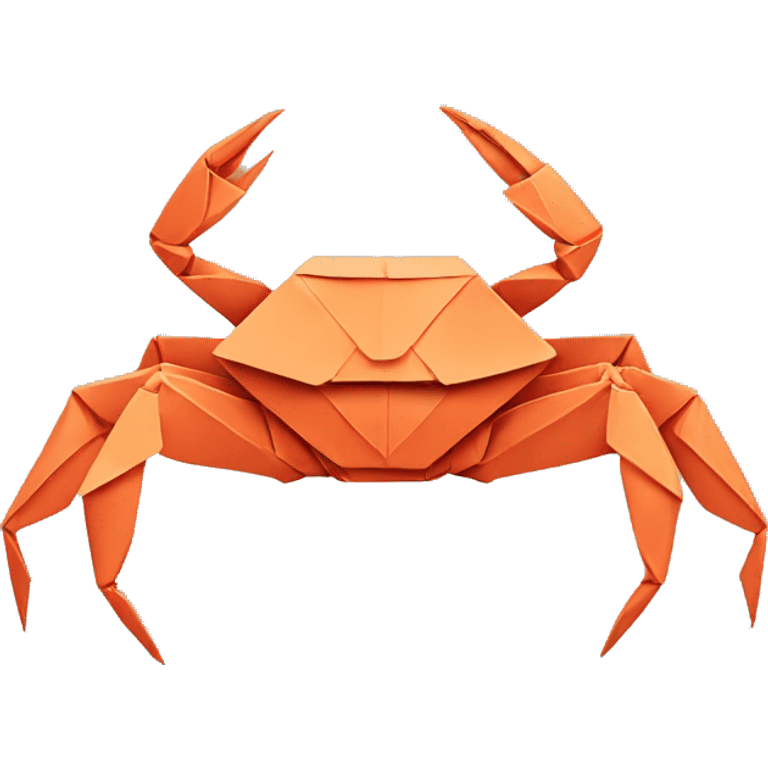 origami crab emoji