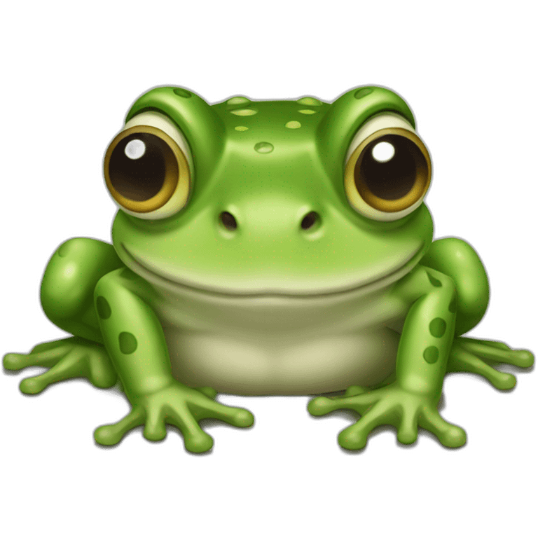 nurd frog emoji