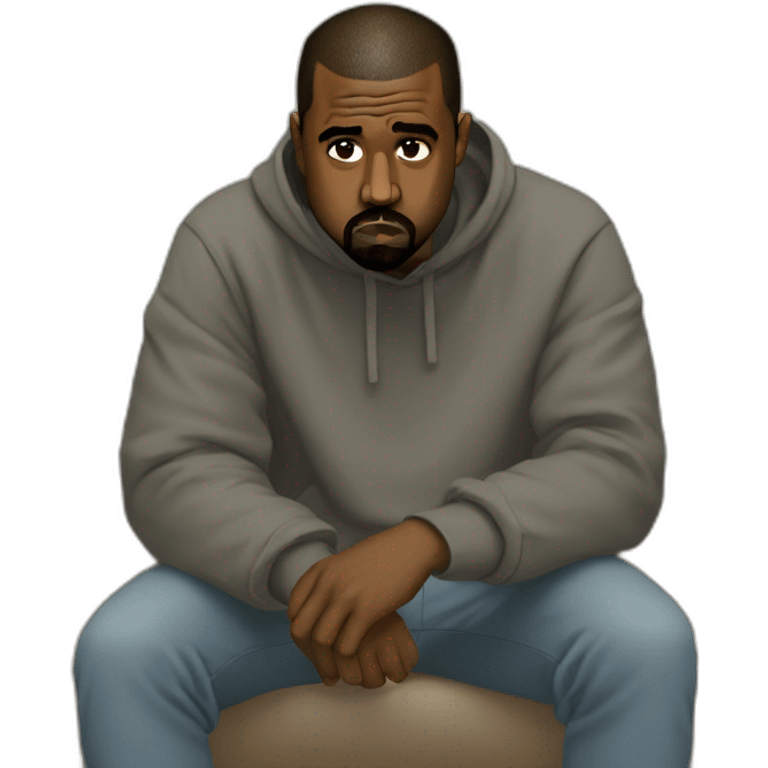 Sad Kanye west emoji