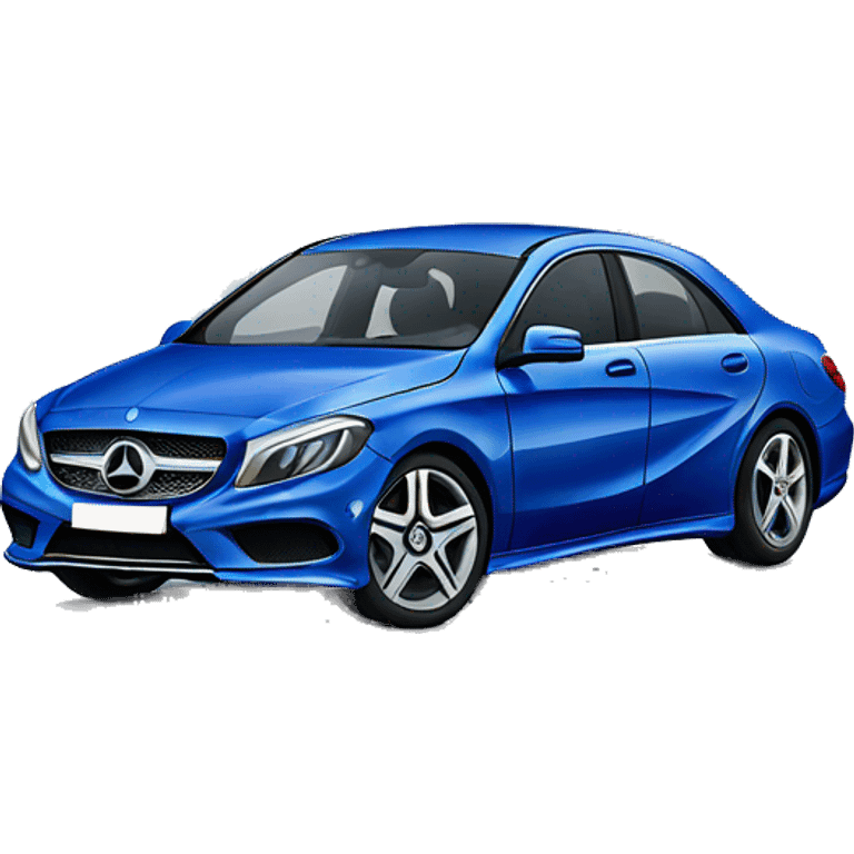 Mercedes blue car emoji