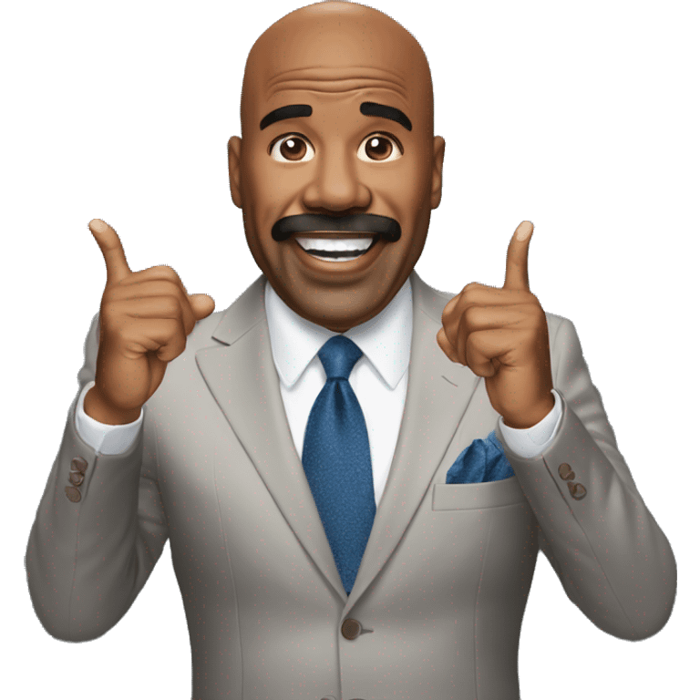 Steve harvey dropping it low emoji