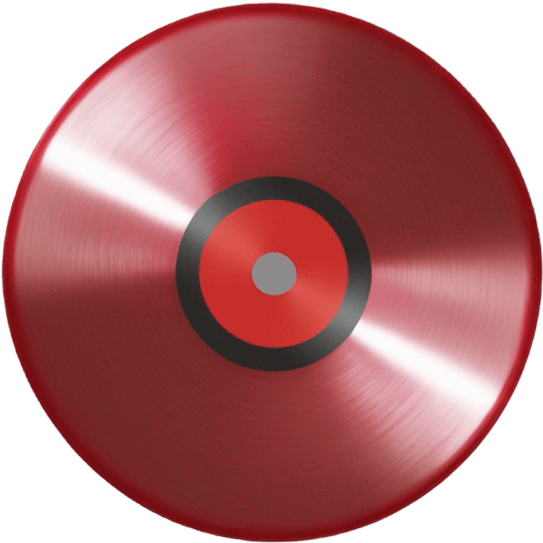 record vinyl red emoji