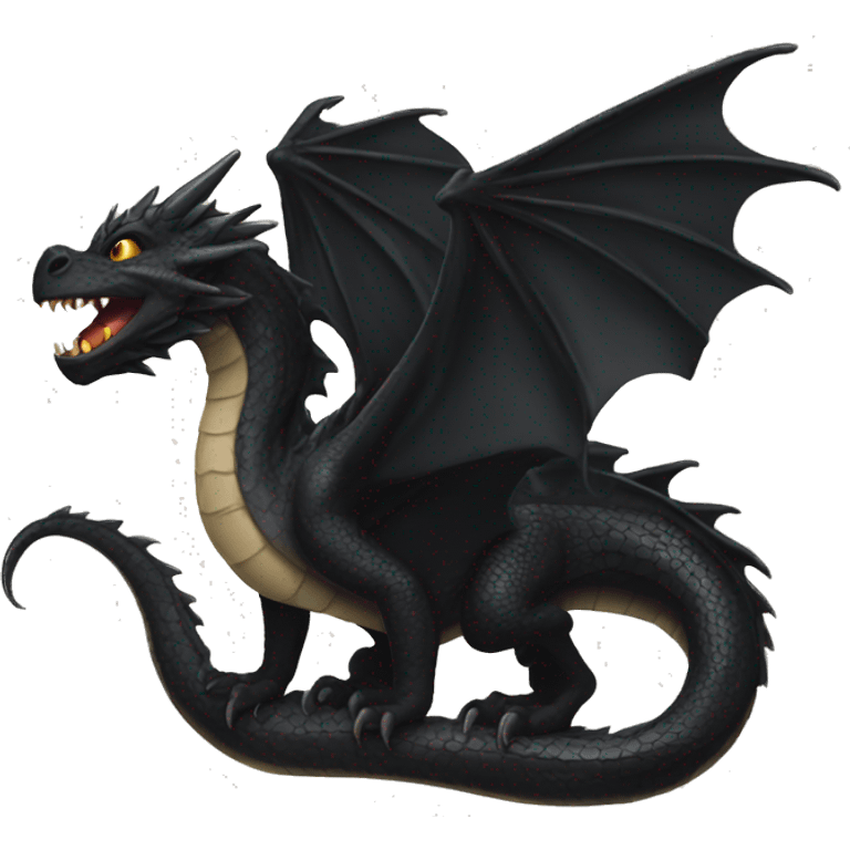 black dragon emoji