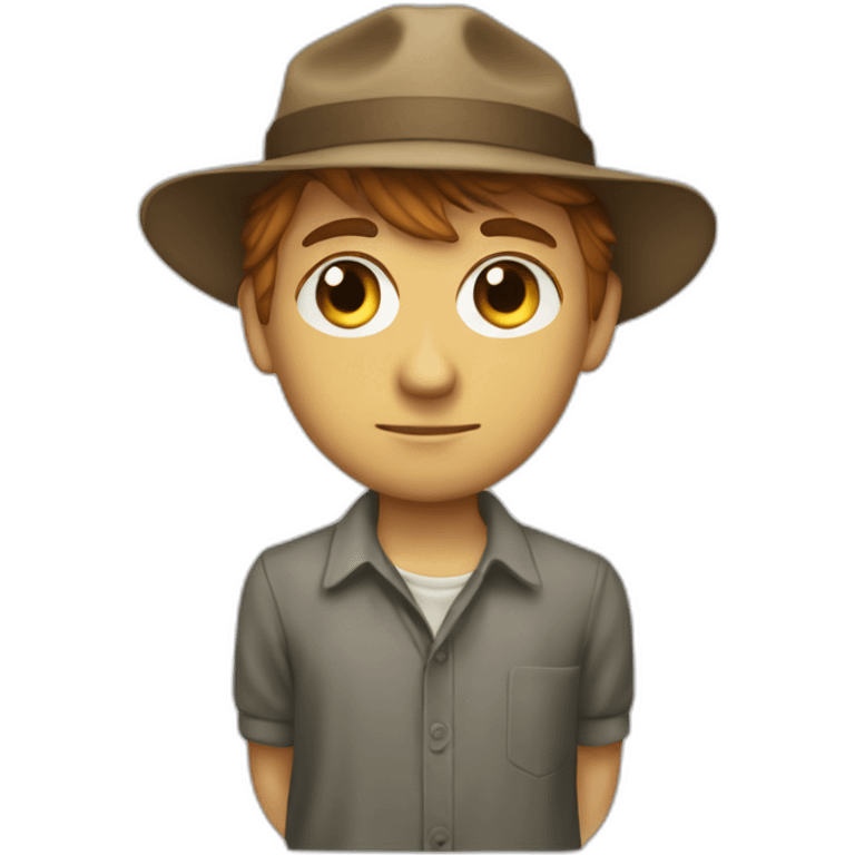 Holden Caufield from the catcher in the rye emoji