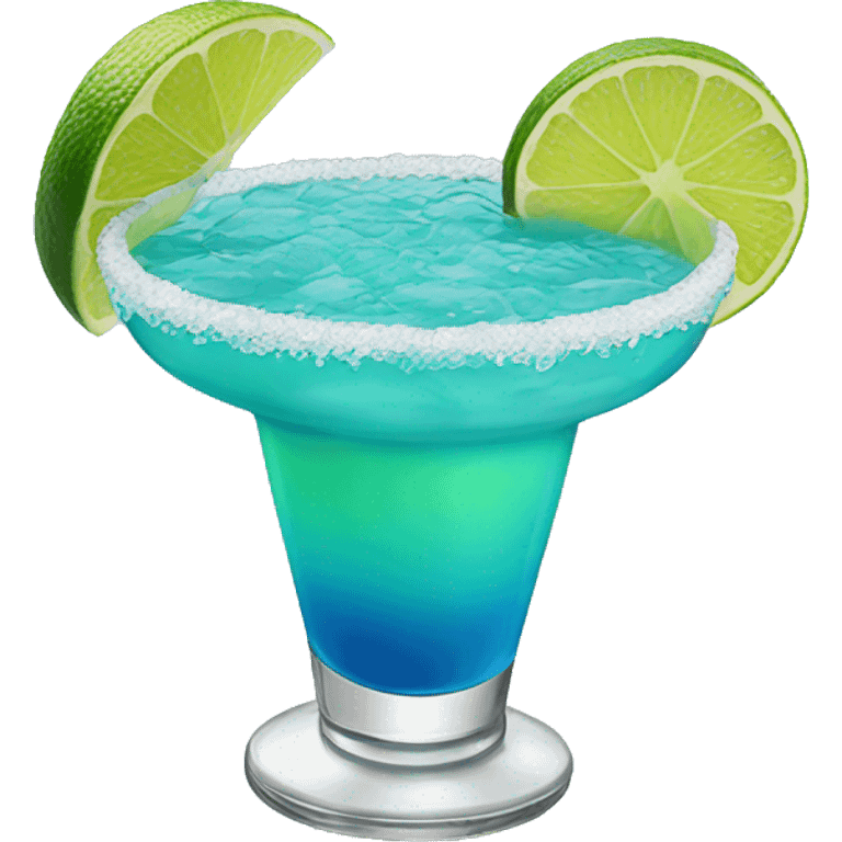 Blue margarita emoji