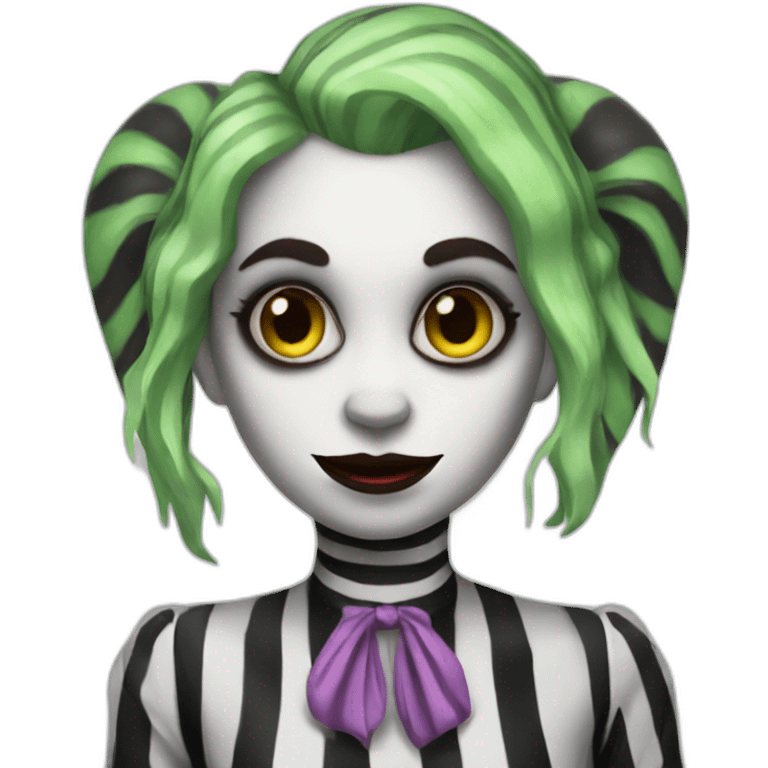 Beetlejuice monkey girl emoji