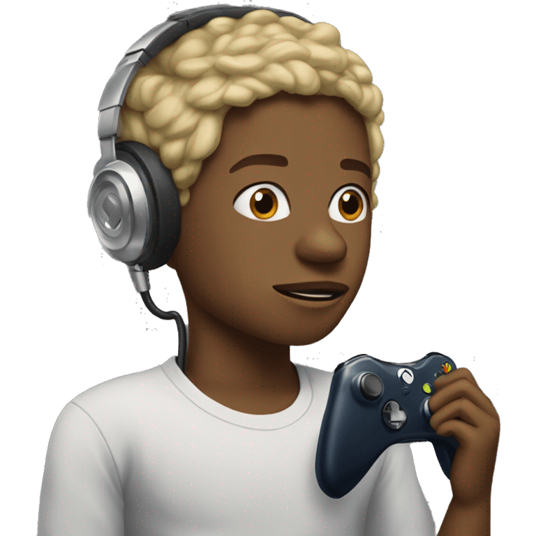 Lil Durk playing Xbox  emoji