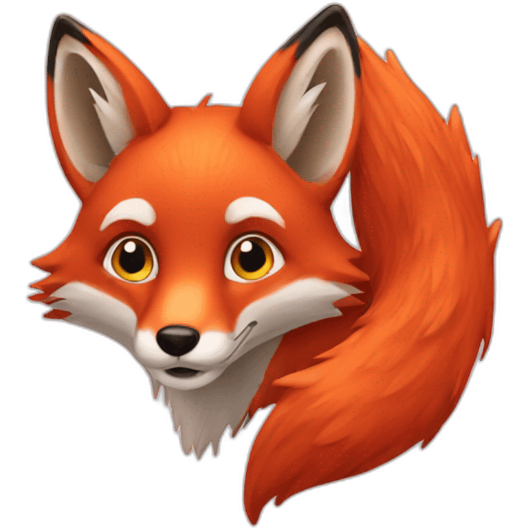 Red fox emoji