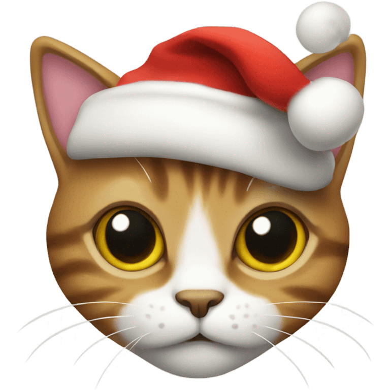 Christmas cat emoji