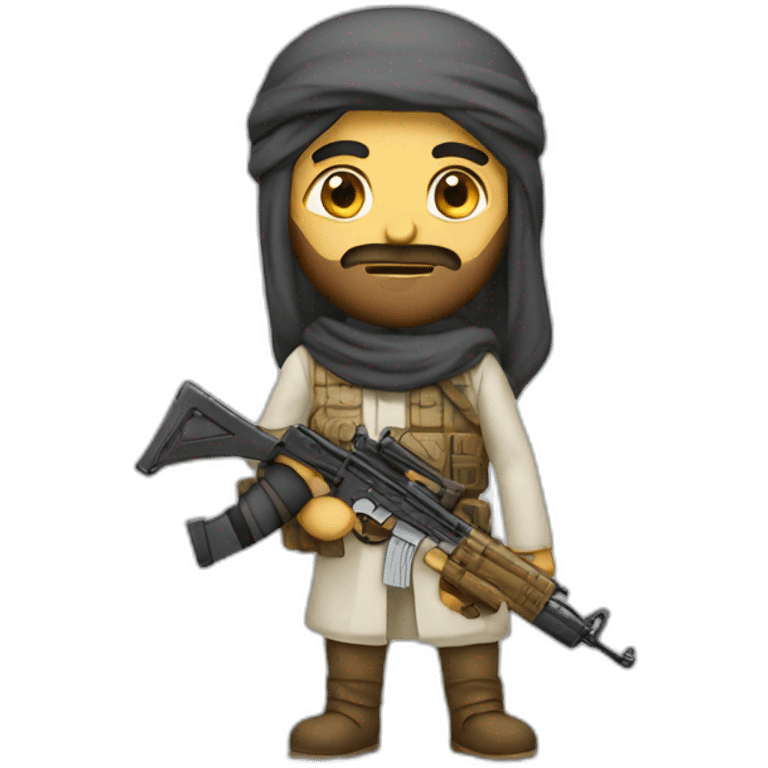 arabe avec une arme  emoji