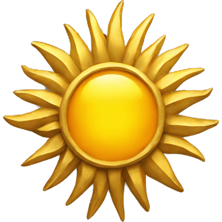 gold sun emoji