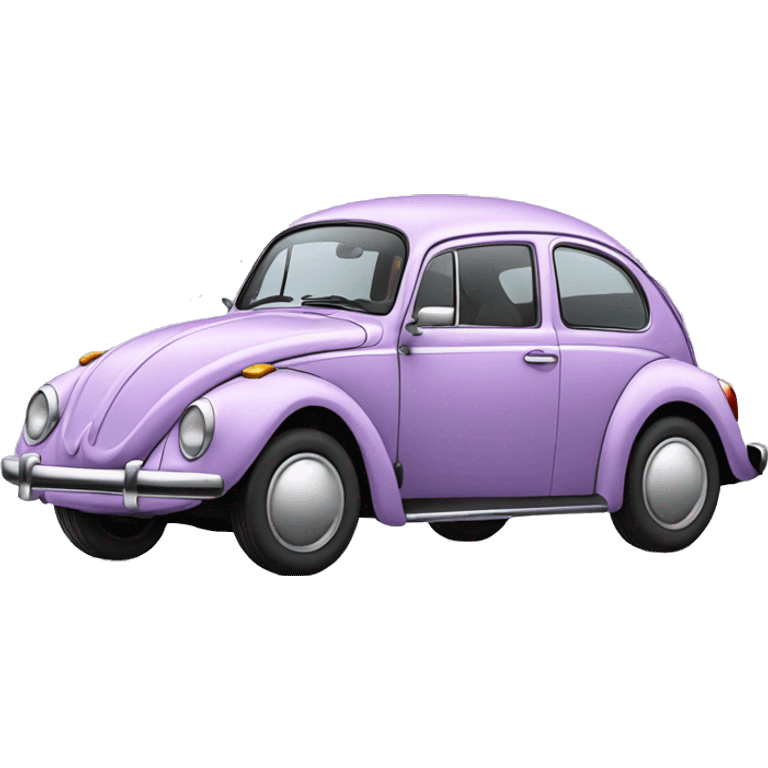 light purple volkswagen beetle emoji